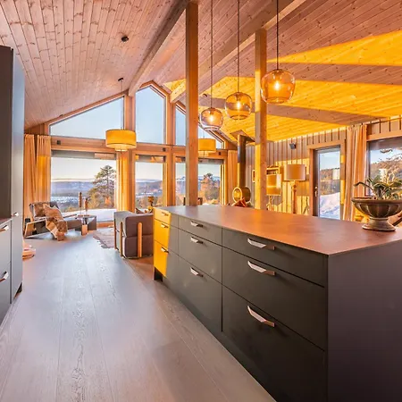 شاليه Luxurious Mountain Ljørdal
